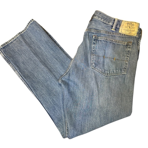 Polo Ralph Lauren Men’s 867 Classic Straight Fit‎ Denim Jeans Size 38x30 - Picture 1 of 13